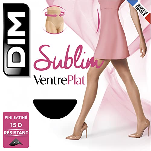 DIM Sublim collant pancia piatta nero XL scolpente x1