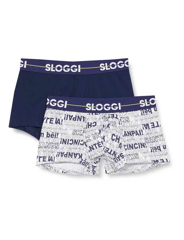 Sloggi Men Basic pantaloncini retro uomo 2 pezzi cotone