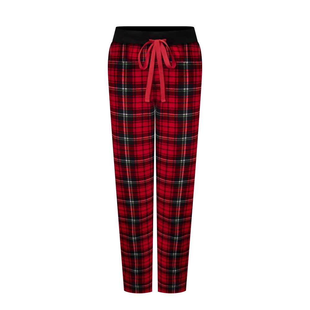 René Rofé pantaloni pigiama ciniglia 2 pezzi pinguino