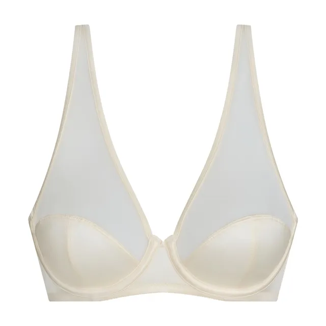 DIM Ines de la Fressange reggiseno coppa intera 3C avorio