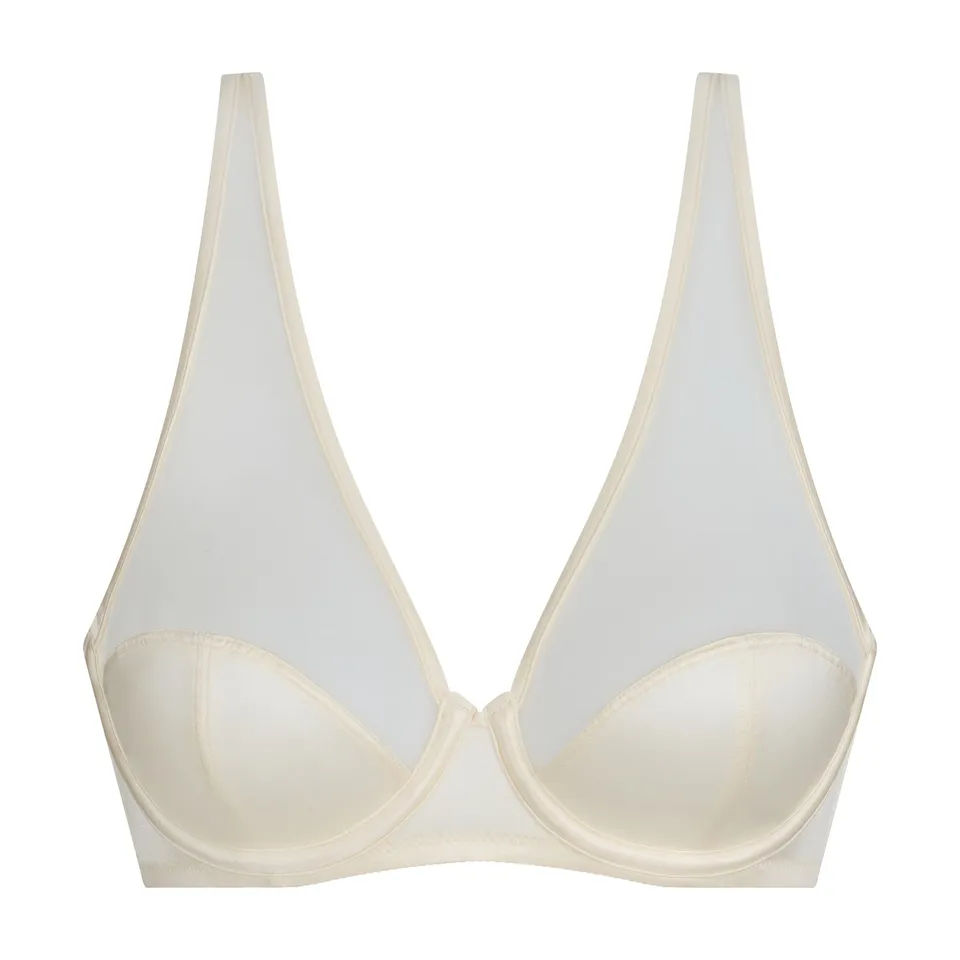 DIM Ines de la Fressange reggiseno coppa intera 3C avorio