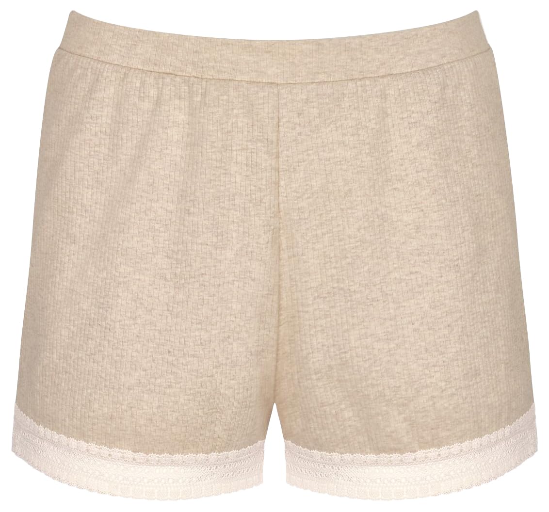 sloggi Go Ribbed Short pigiama donna M cotone a coste