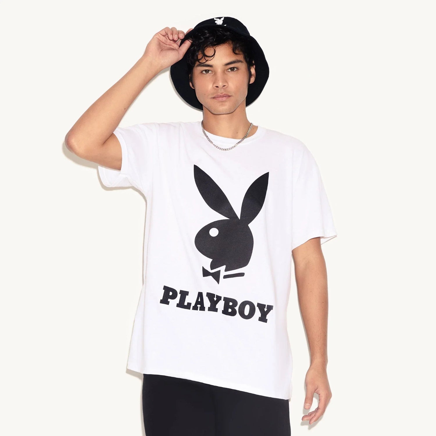 Playboy Rabbit Head Logo cappello pescatore unisex