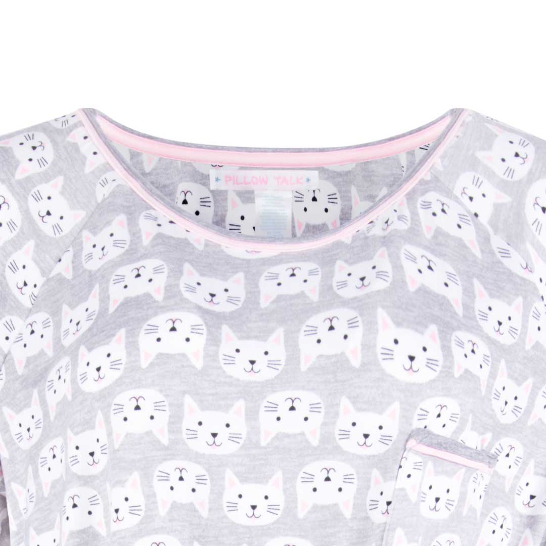 René Rofé Lightweight camicia notte manica lunga 2 pezzi 1X