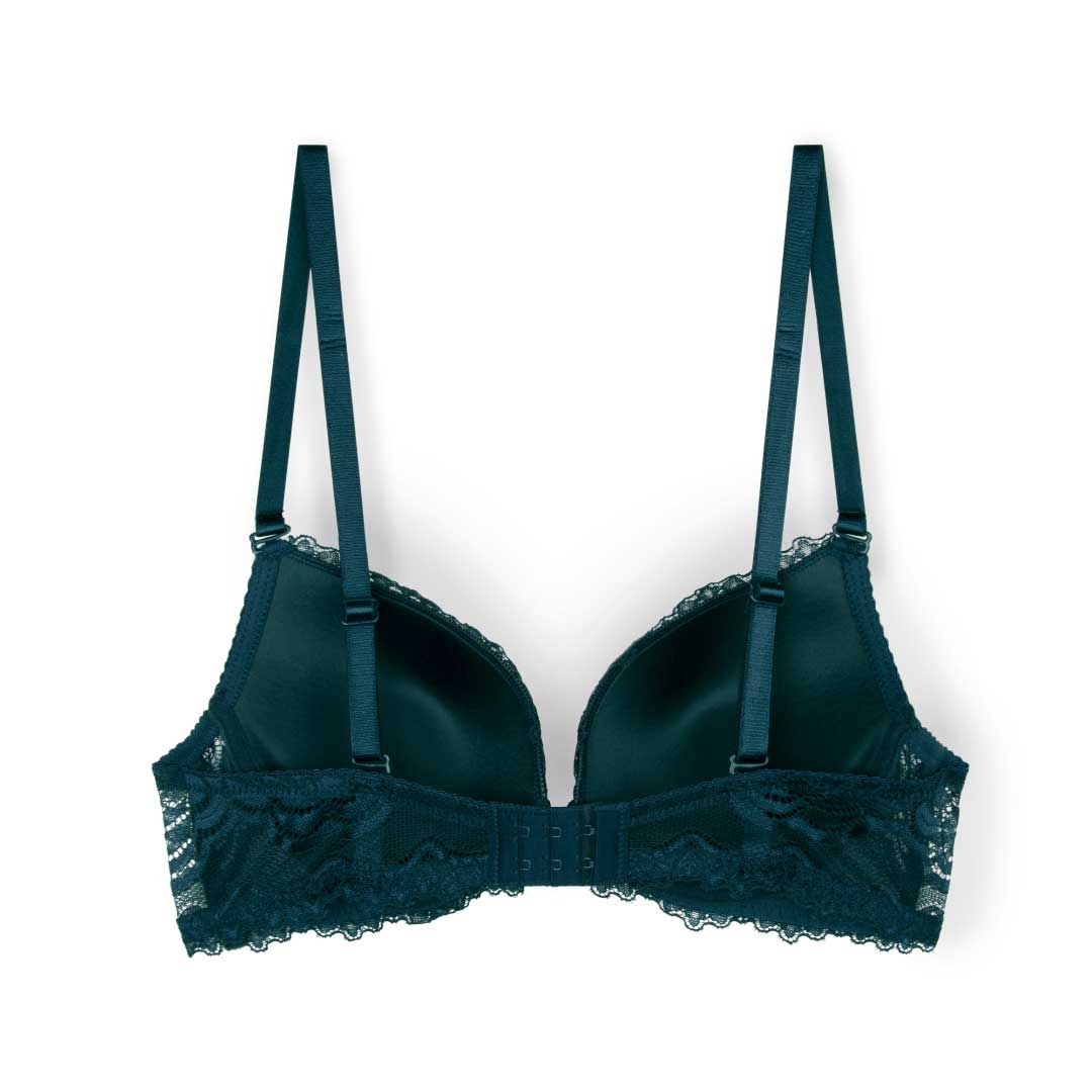 René Rofé Marla reggiseno push-up pizzo nero 34B