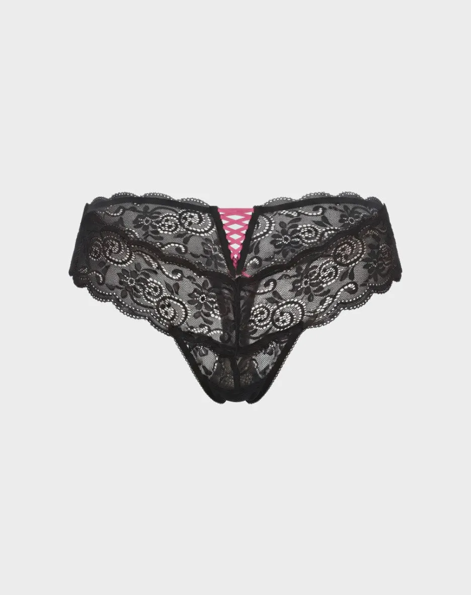 René Rofé Love Story Perizoma Pizzo Nero S/M