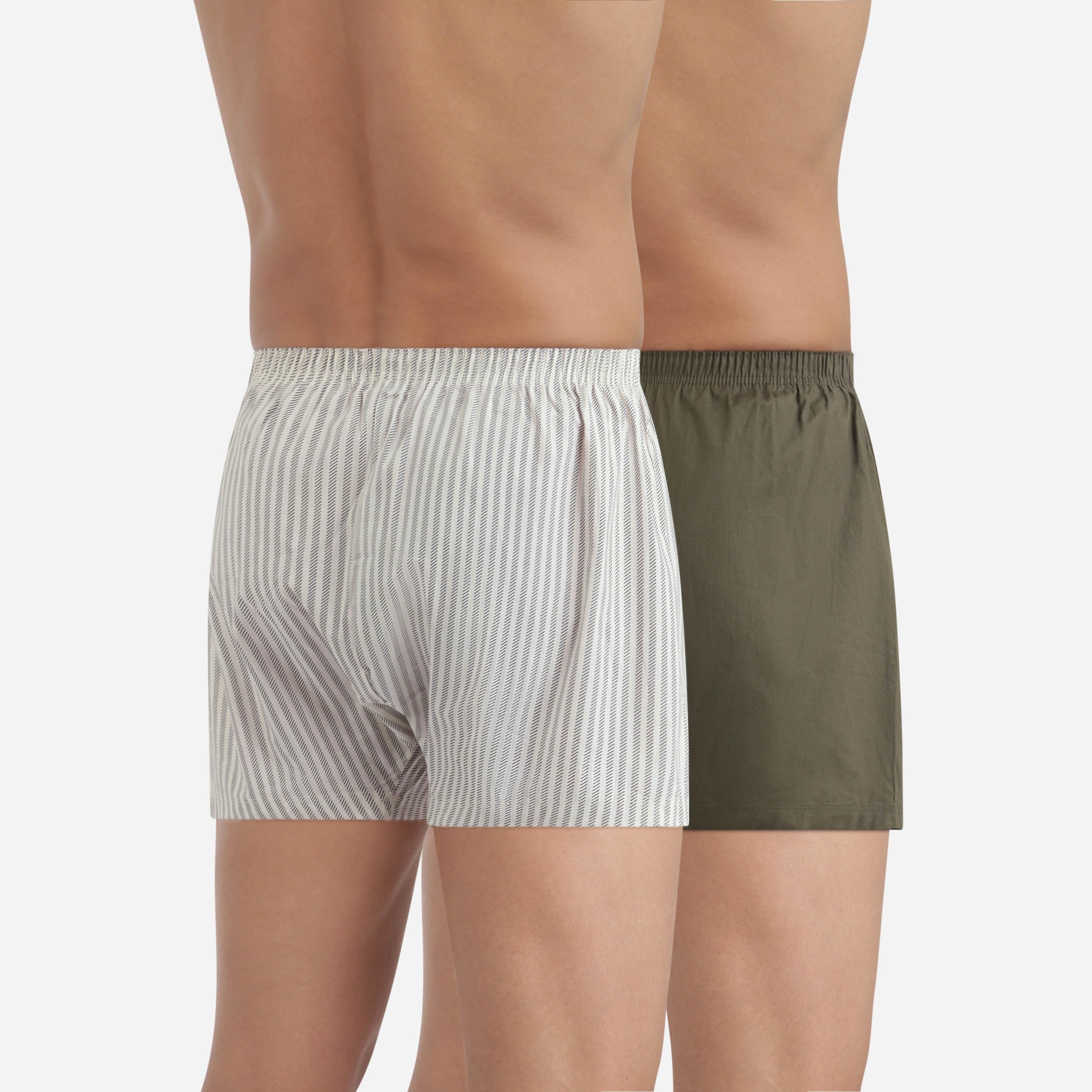 DIM Morbido Cotone boxer uomo elasticizzato fantasia 2P