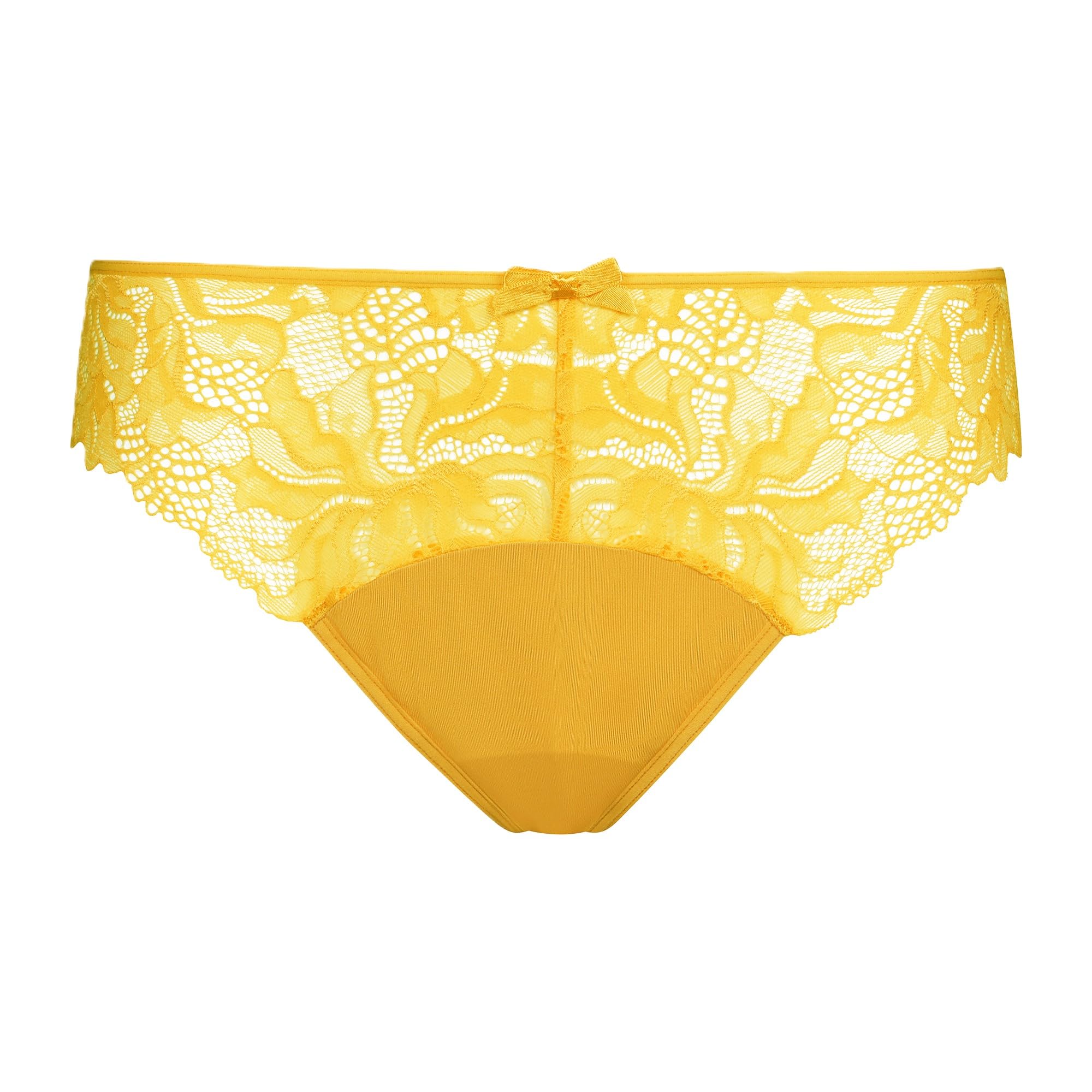 DIM Generous Essentiel Slip Pizzo Donna Microfibra Nero