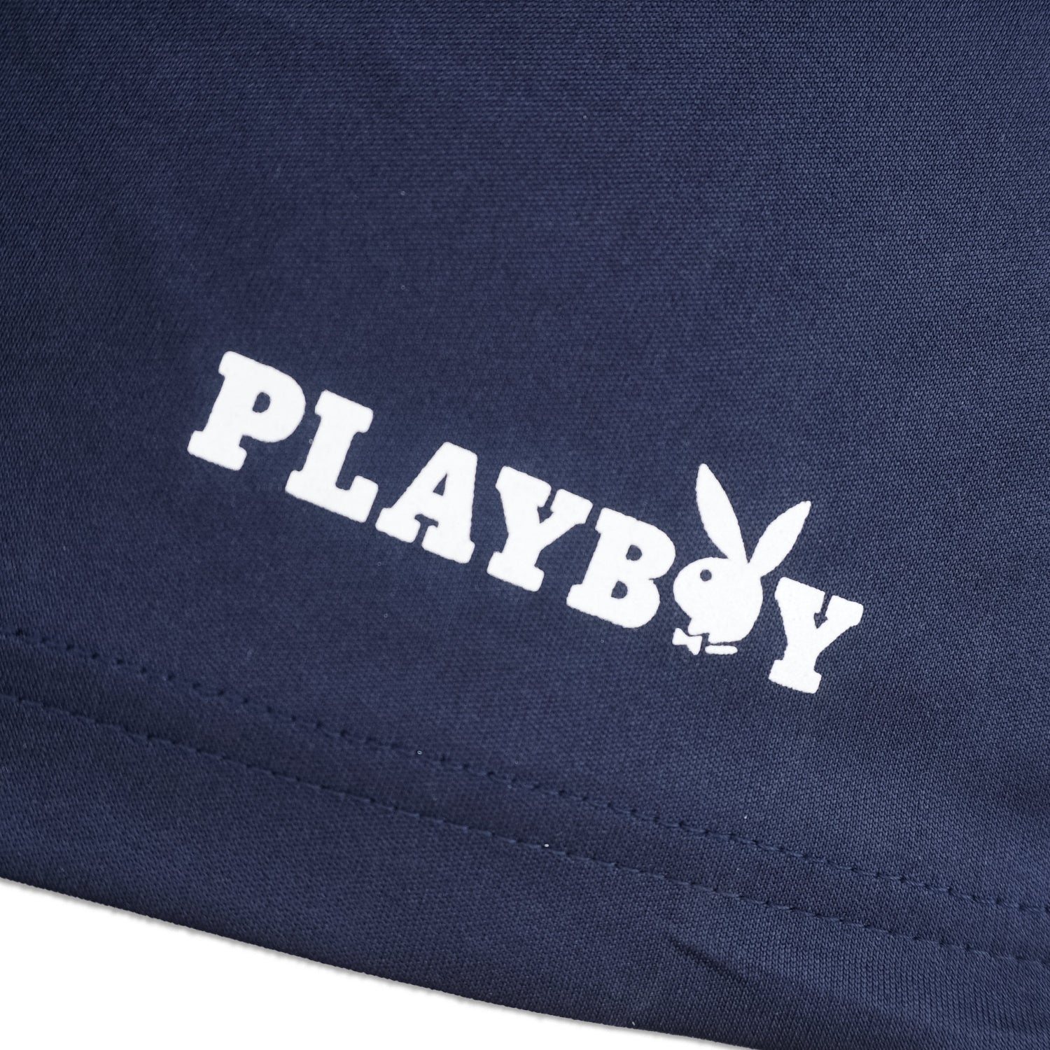 Playboy Logo Short pantaloncini poliestere blu navy