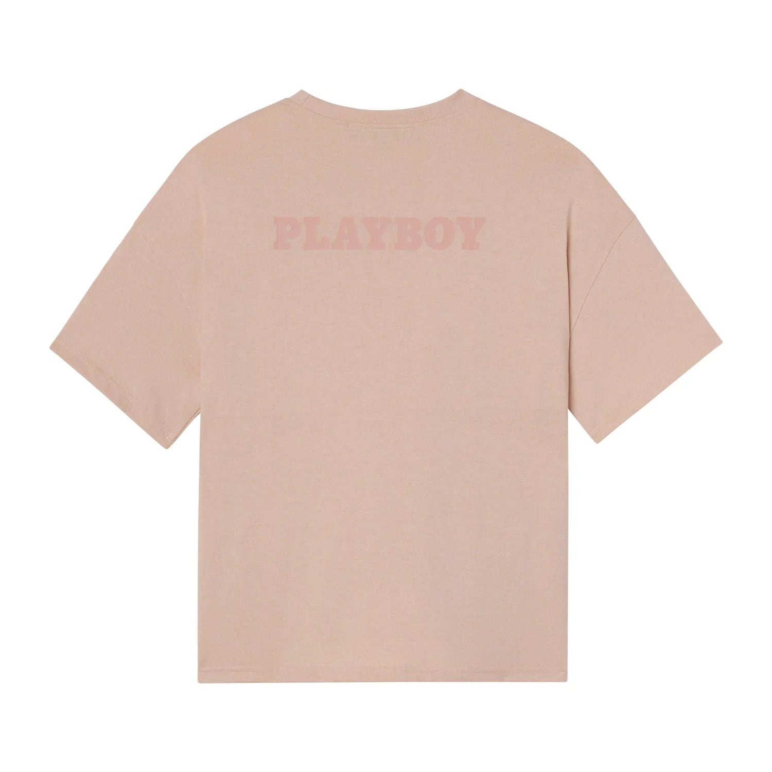 Playboy x Missguided t-shirt donna rosa oversize