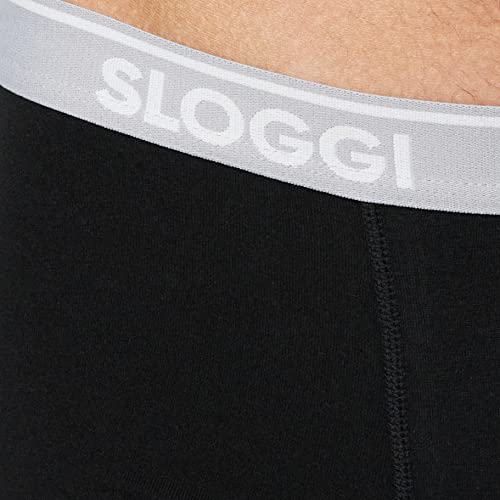 sloggi GO ABC Slip Hipster Uomo 2P M Nero Cotone