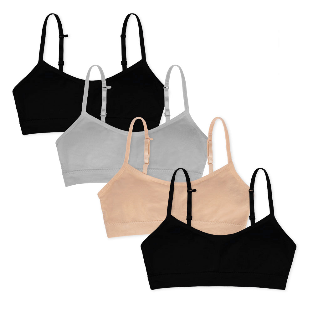 René Rofé reggiseno bambina imbottito 4 pack nylon