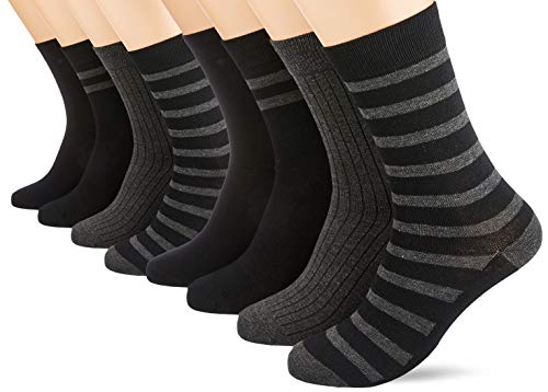 Dim Ecodim Style calzini uomo x8 neri maglia fine