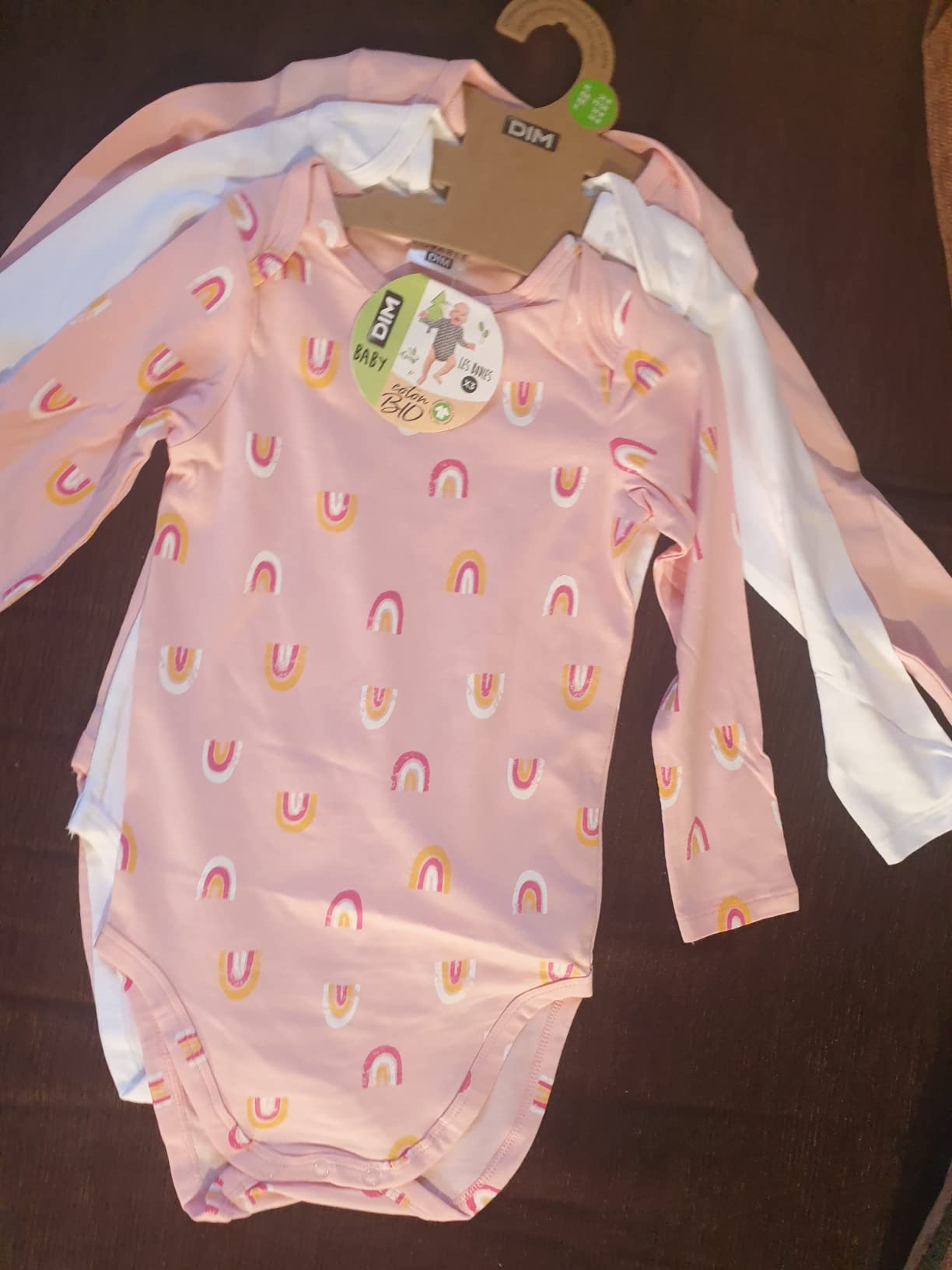 Dim Baby set 6 body bimbi cotone bio unisex