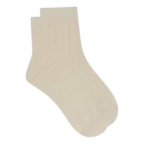 DIM La Mode Pointelle calze donna x1 avorio cotone