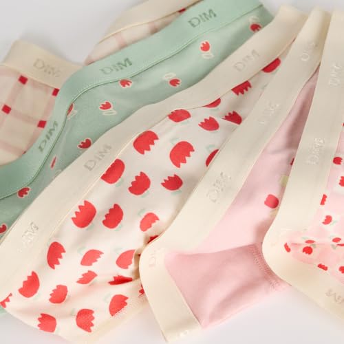 DIM Les Pockets Slip Bambina Cotone x5 Multicolor