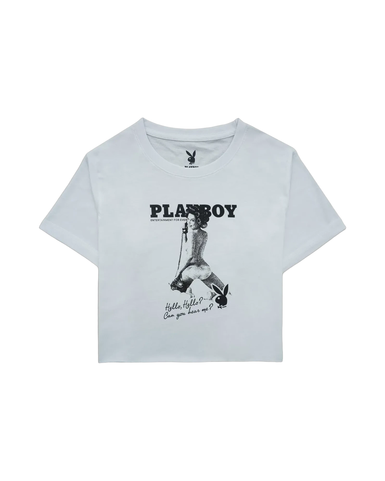 Playboy Seduction Cropped Tee t-shirt crop cotone