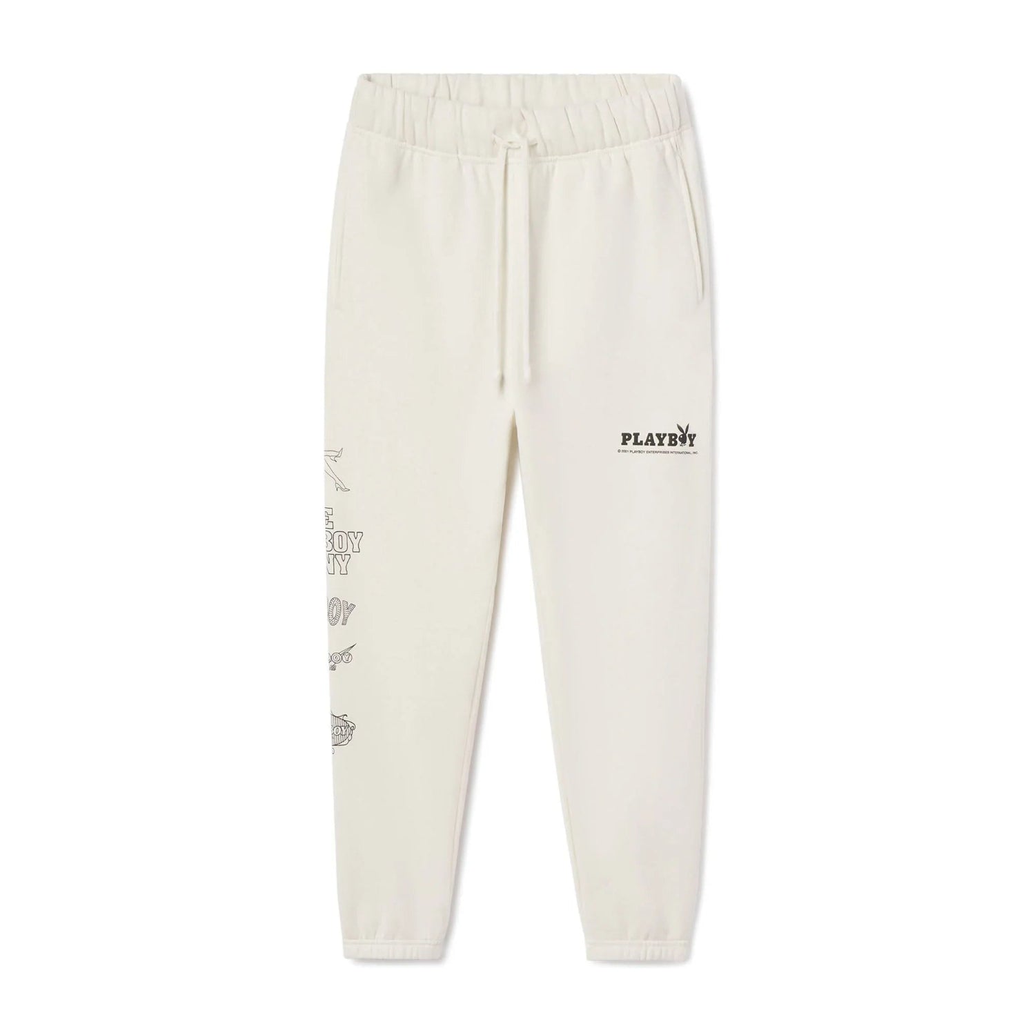 Playboy Bank Roll pantaloni tuta grigi felpa