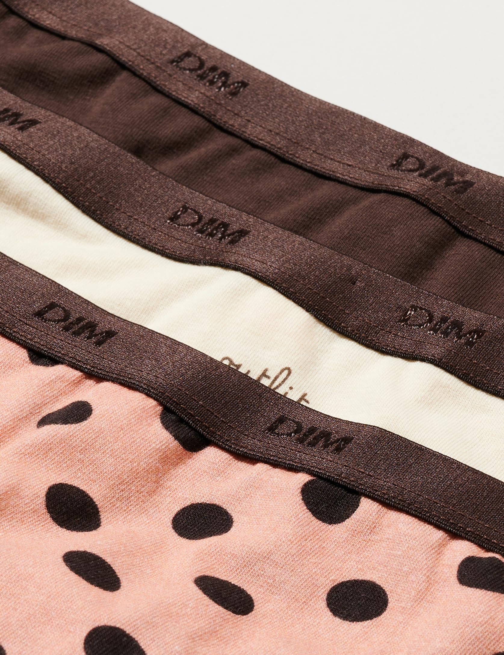 DIM Les Pockets Girl mutandine cotone 10 anni x3 colorate