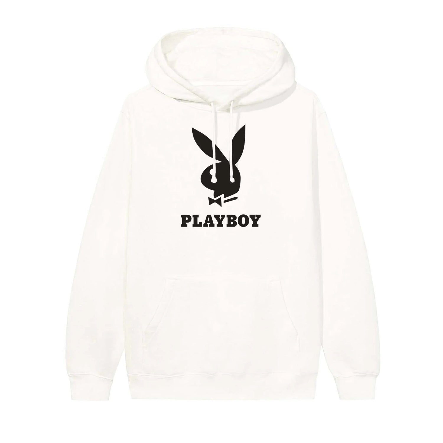 Playboy Logo Felpa con Cappuccio pile cotone