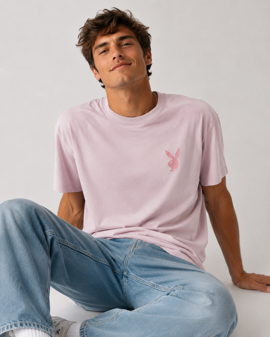 Playboy Marian Cover t-shirt rosa cotone