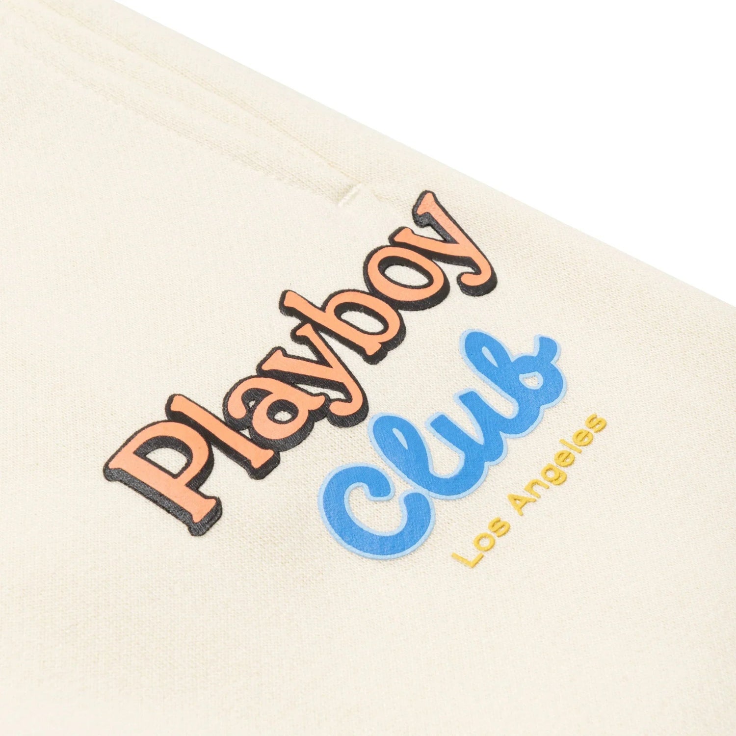 Playboy Smile Club pantaloni tuta donna bone white cotone