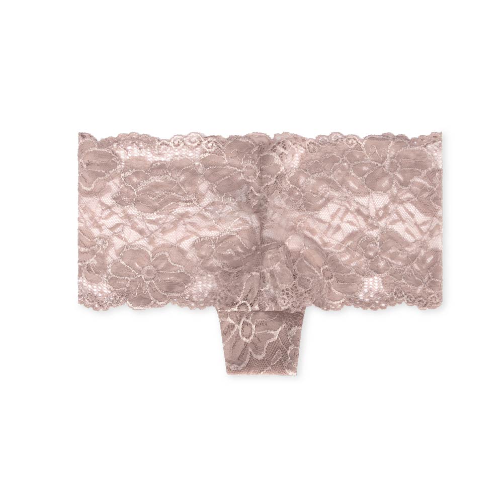René Rofé Everyday Lace slip boyshort pizzo beige M