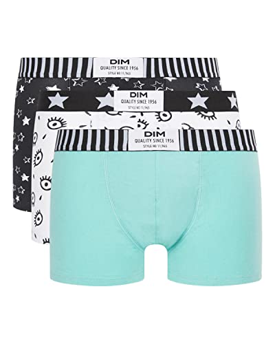 DIM Vibes X3 Boxer Uomo Fantasia Verde Cotone Elasticizzato