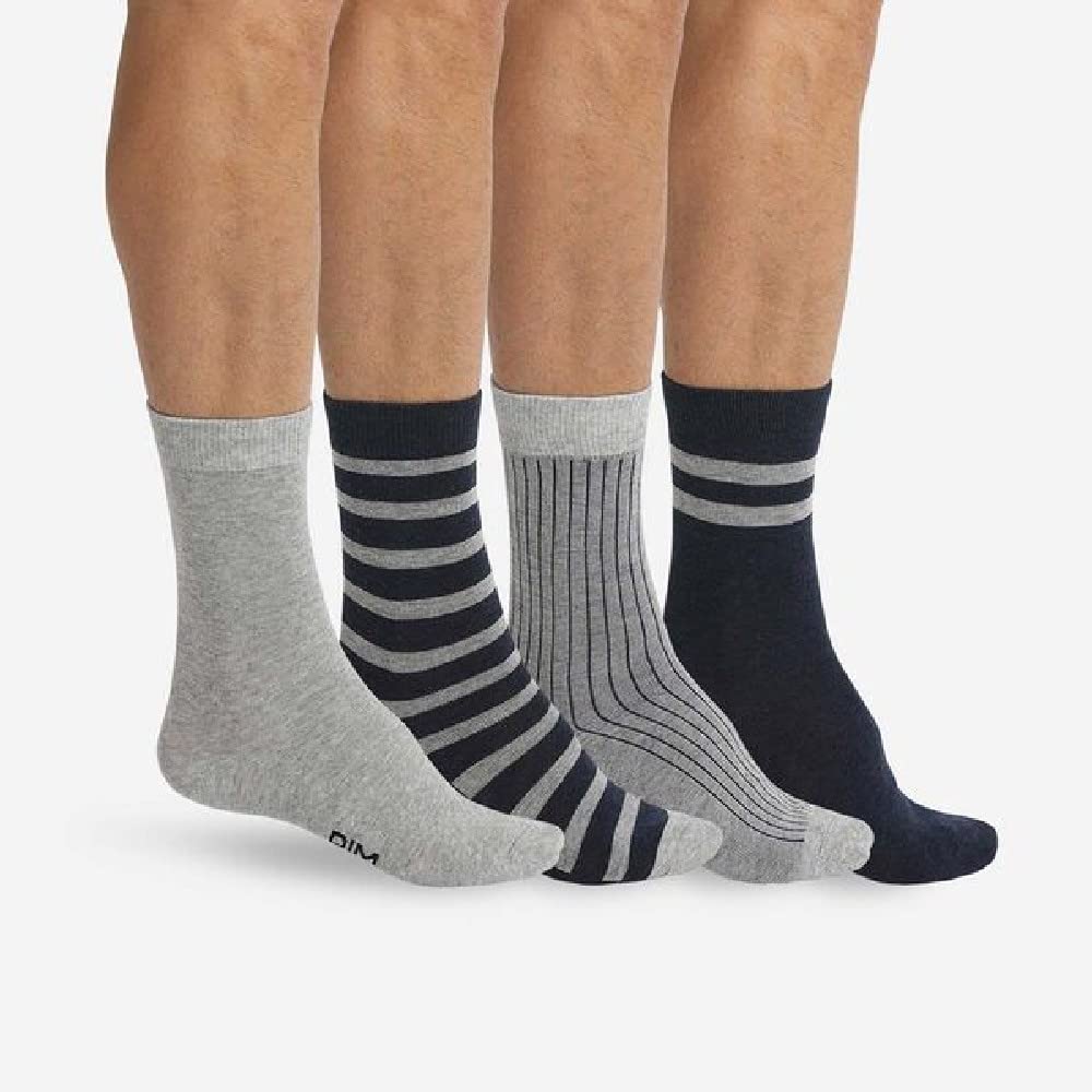 Dim Ecodim Style Calze Uomo 4pz Cotone Mezza Gamba