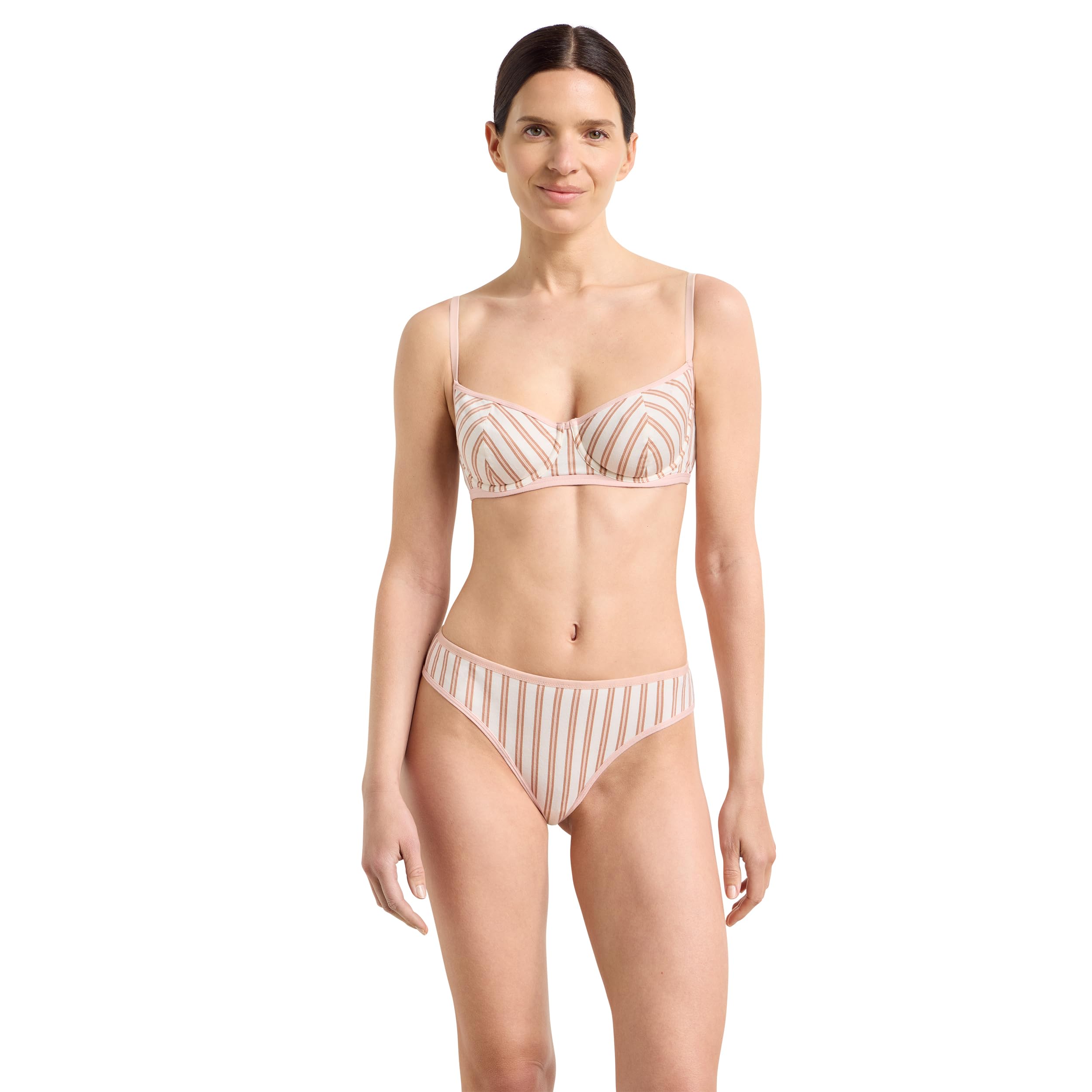 DIM tanga donna cotone invisibile seconda pelle blu