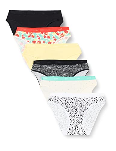 DIM Les Pockets bikini donna x6 36-38 cotone fiori