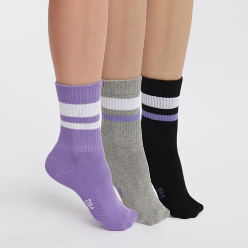 DIM Ecodim calzini sportivi donna 35-38 pacco da 3 traspiranti