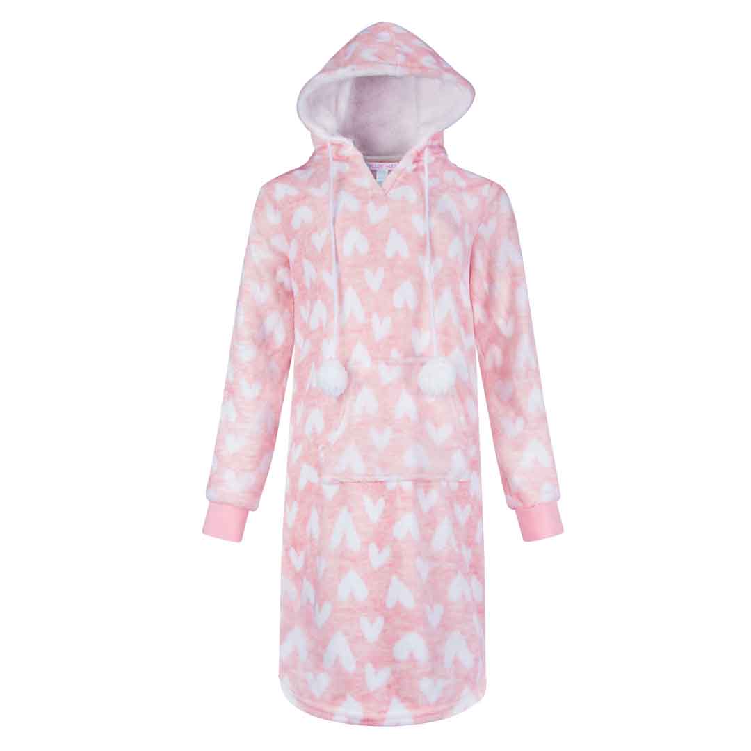 René Rofé Hoodie Fleece camicia notte pile M fantasia aran nera