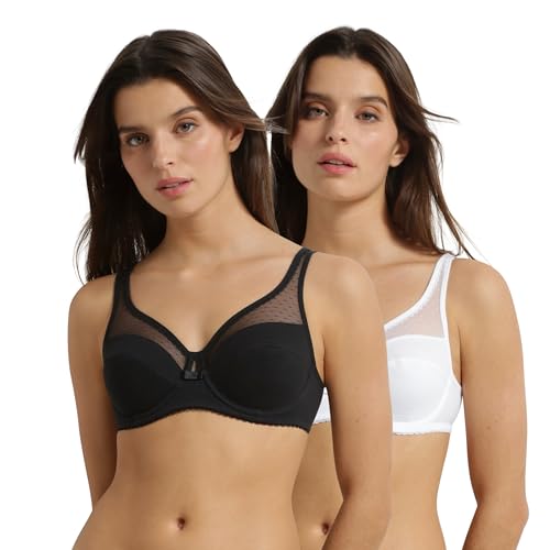 DIM Generous reggiseno cotone bio x2 taglia 3B