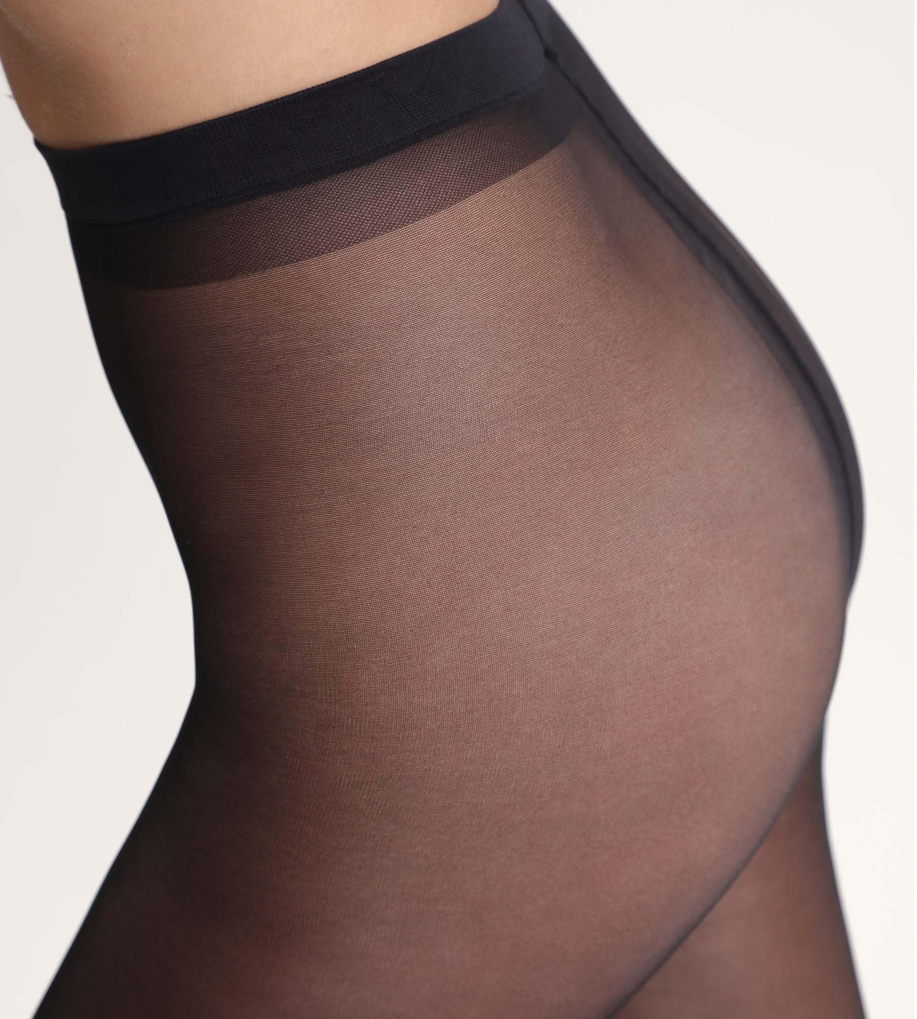 DIM Diam's collant modellante nero XL trasparente