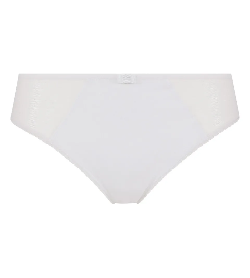 DIM Generous slip senza cuciture cotone bio bianco XXS