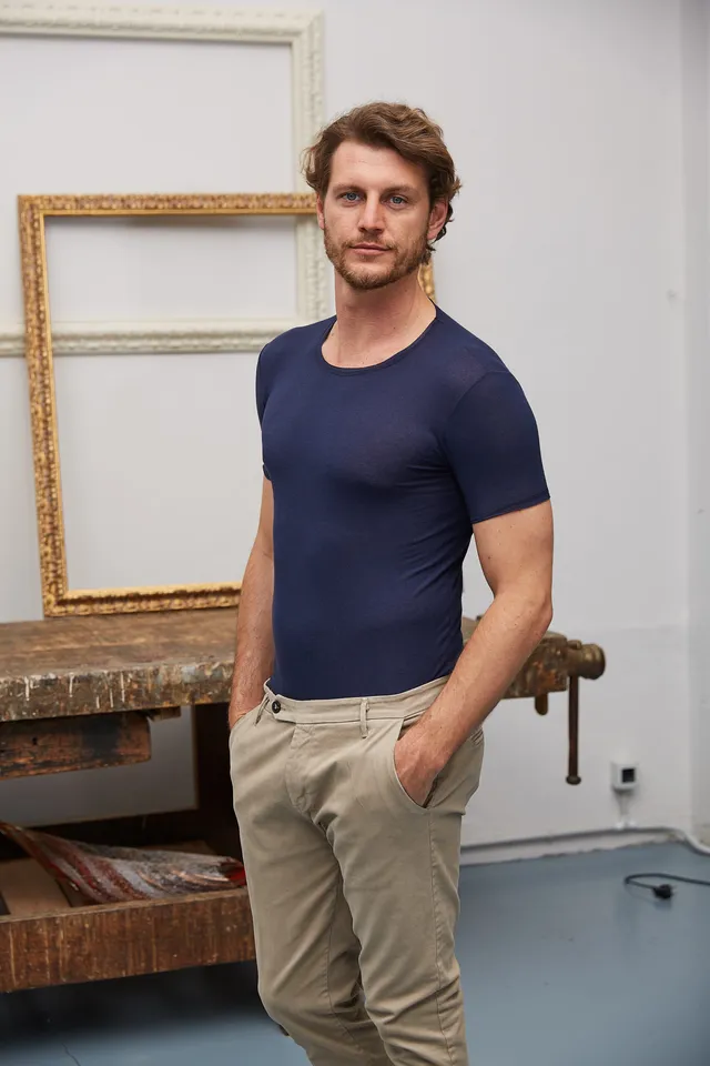 Sublyme Ultralight T-Shirt Uomo Collo Tondo cashmere