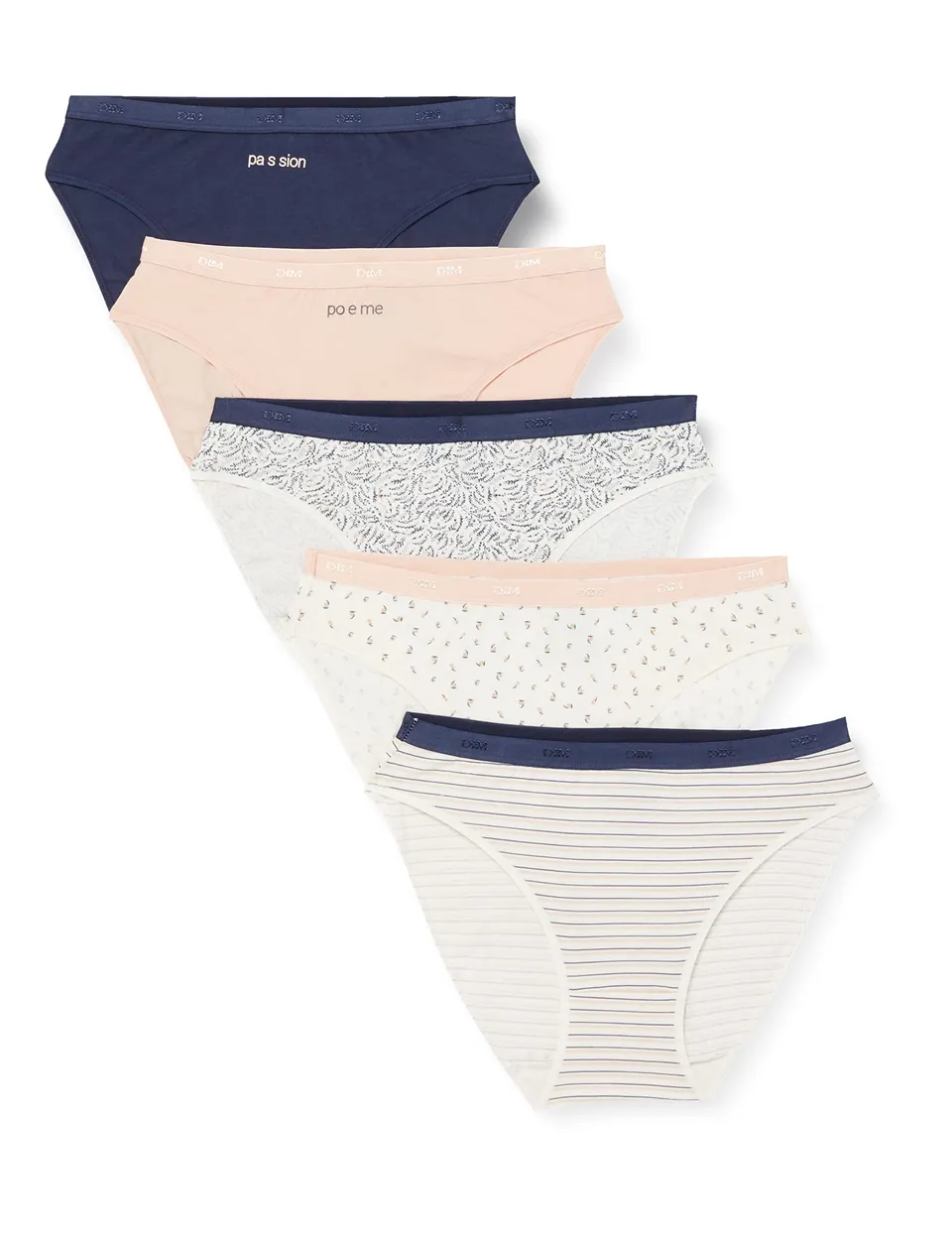 DIM Les Pockets Slip Donna x5 Cotone