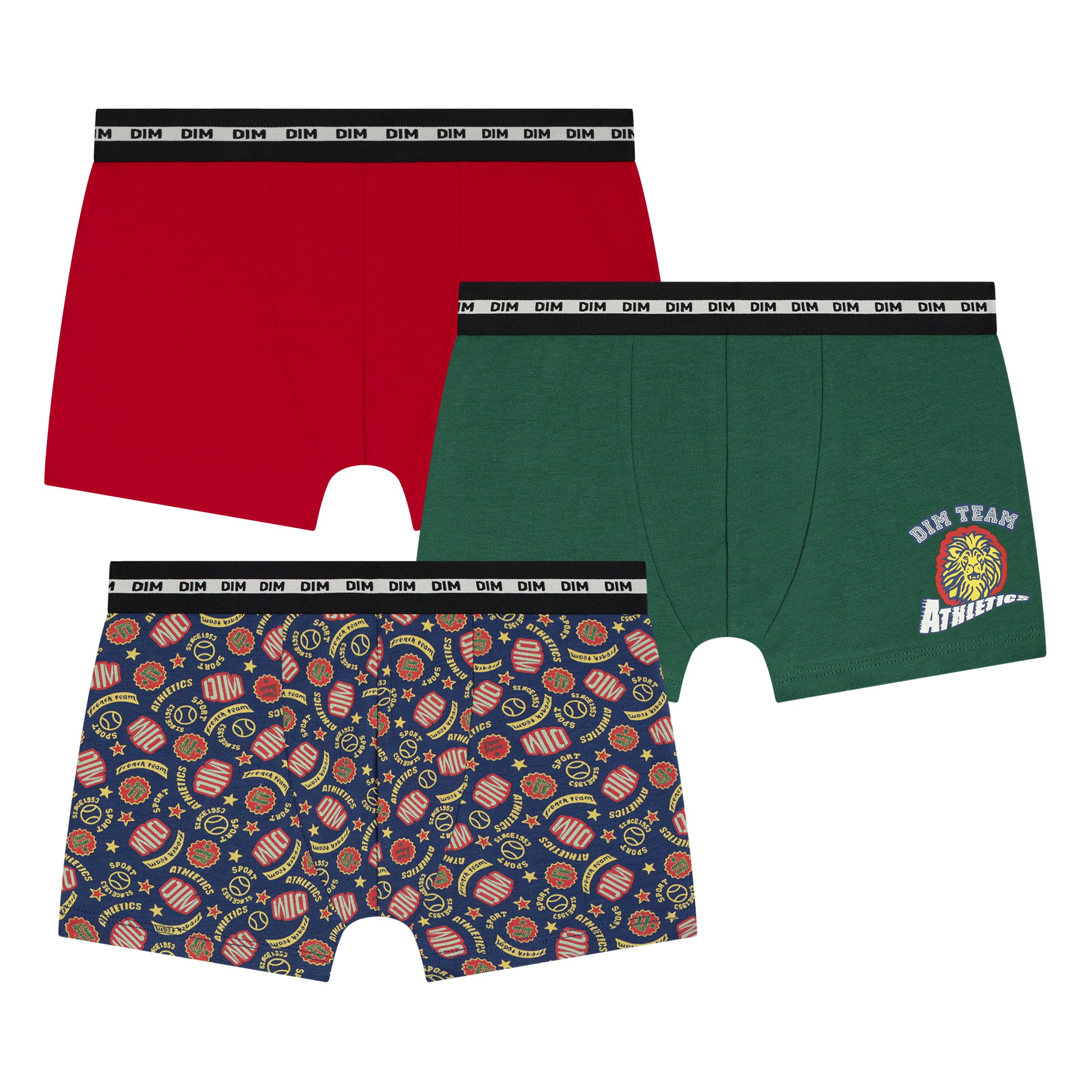 DIM Brief Bambino Cotone x3 Slip Ragazzo Colorati
