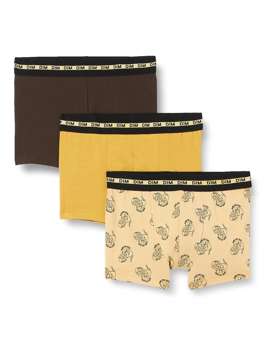 DIM Fashion Coton Boxer Bambino Cotone Stampa Lion