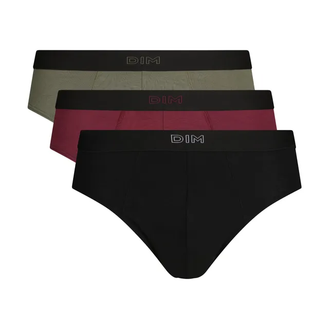 DIM Pur Confort slip uomo x3 cotone traspirante