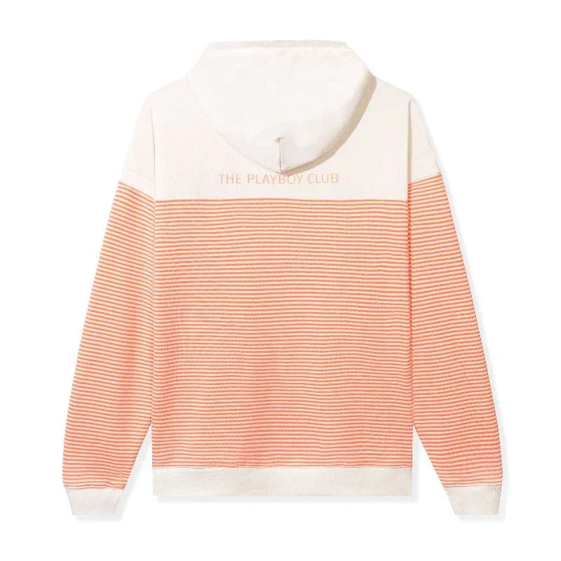 Playboy VIP Club Drop Stripe Felpa Quarter Zip 100% cotone