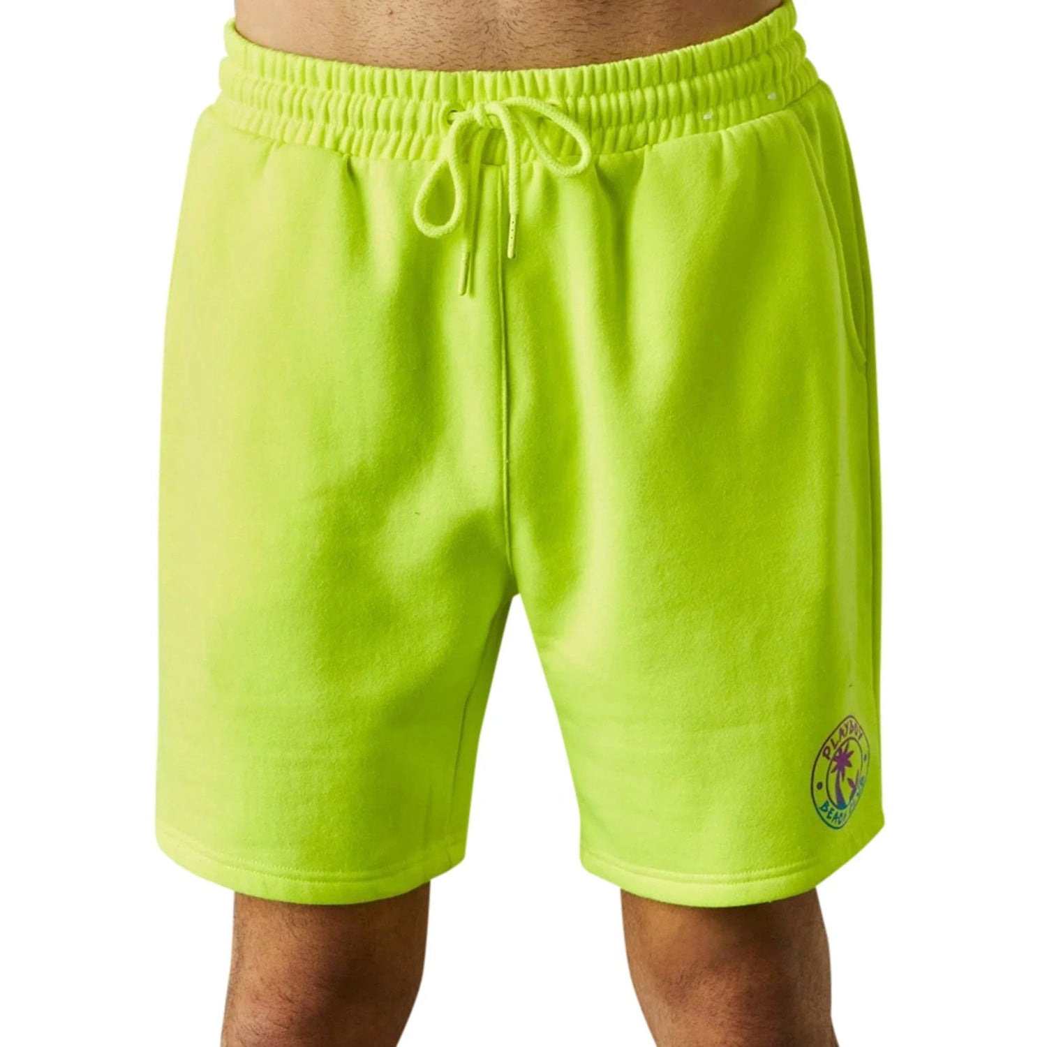 Playboy Beach Club Graphic pantaloncini uomo neri cotone