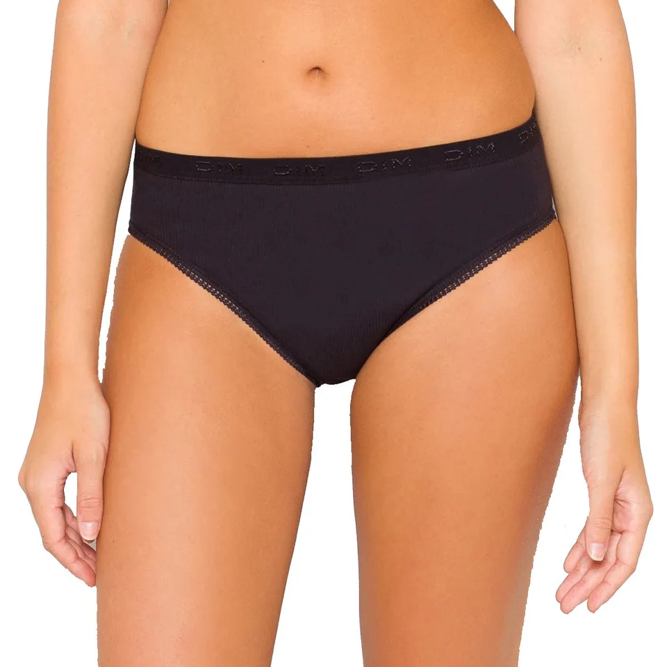 DIM Puro Cotone Slip Midi Donna x2 in cotone