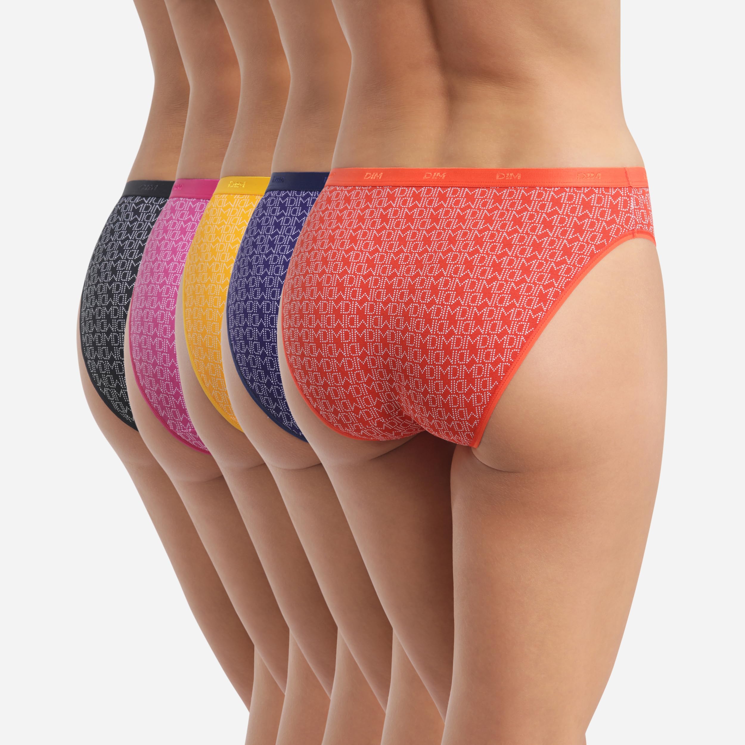 DIM Les Pockets slip donna x5 cotone elasticizzato S