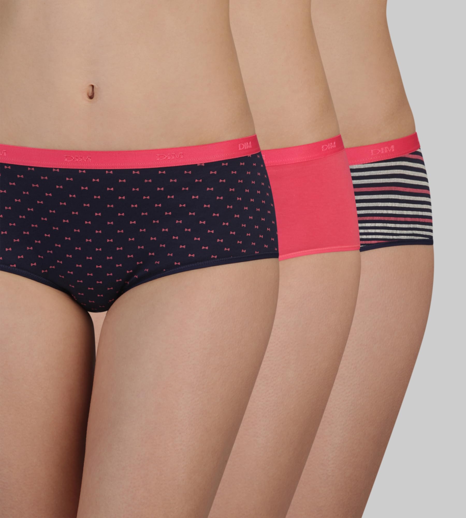 DIM Les Pockets culotte donna x3 cotone elasticizzato