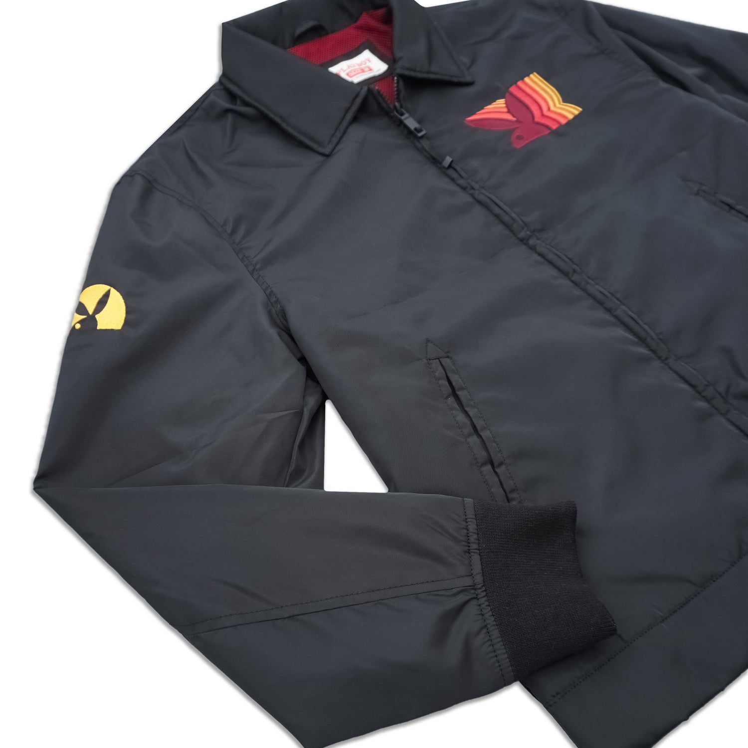 Playboy Eclipse Windbreaker giacca nera leggera
