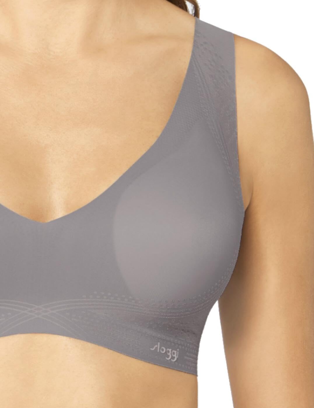 Sloggi Zero Feel bralette tortora senza ferretto