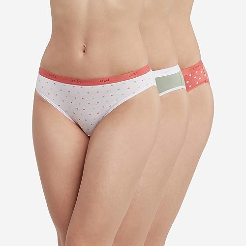 DIM Les Pockets Coton Slip Donna x3 Cotone Confortevole