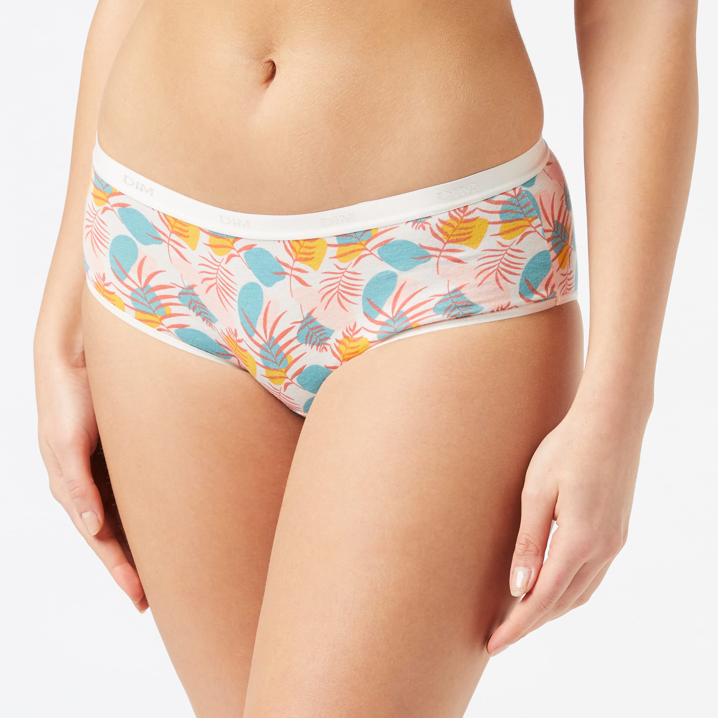 DIM Pockets Coton Shorty Donna Confezione 5 Boxer Colorati